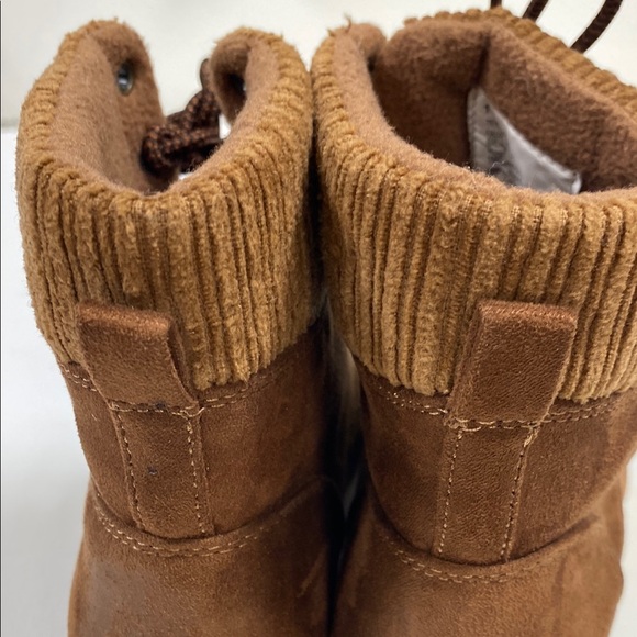 Universal Thread, Brown Faux Fur Combat Boots, Women Size 10 - Picture 6 of 15